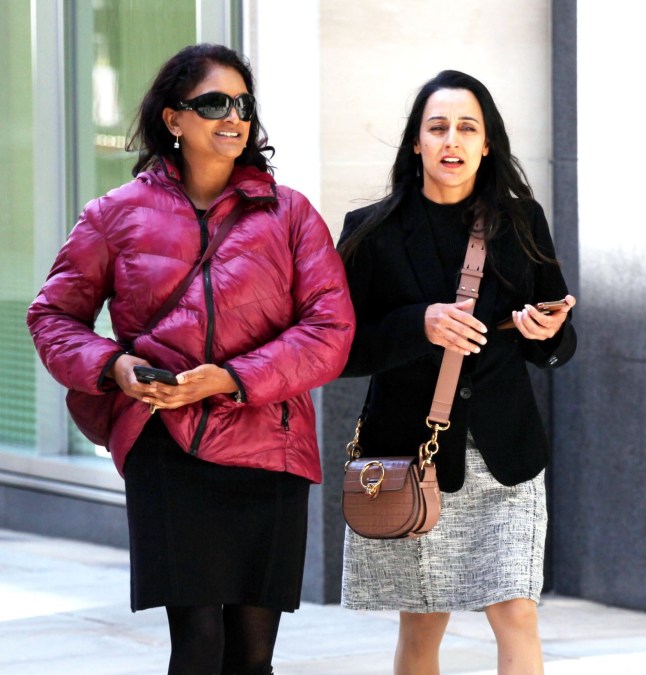 Champion News Service Ltd news@championnews.co.uk Tel: 07948286566 / 07914583378 Picture shows Dr Jyotibala Patel (L) outside High Court in London.