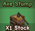 axe stump