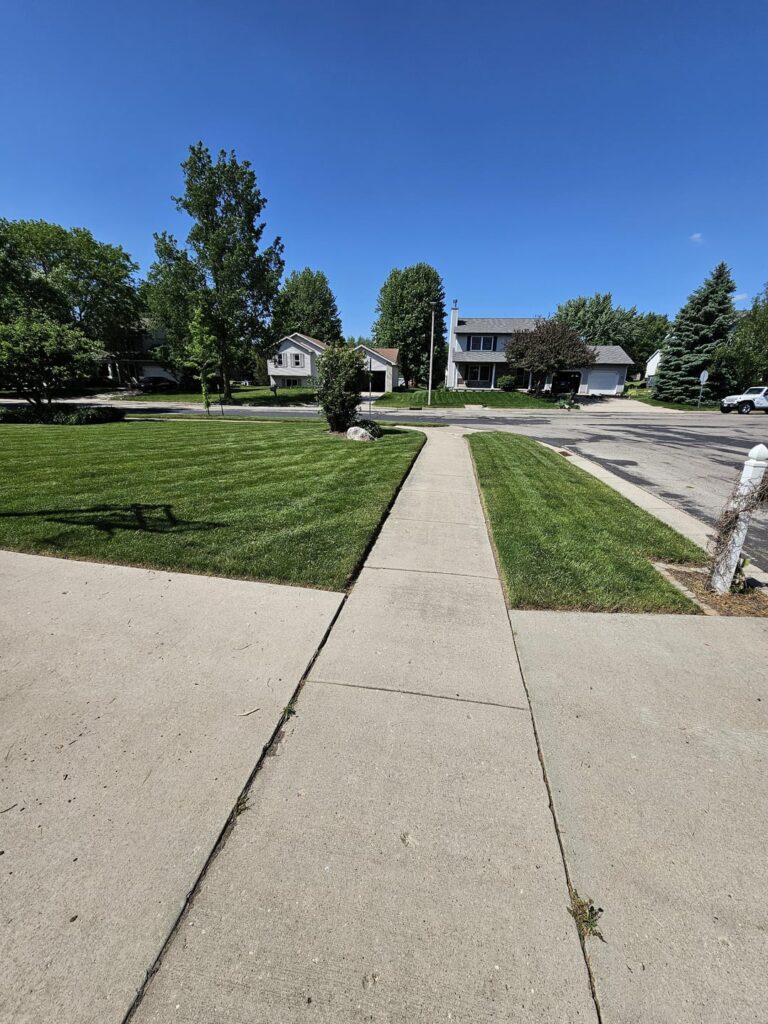 Since we're talking about edging with a string trimmer