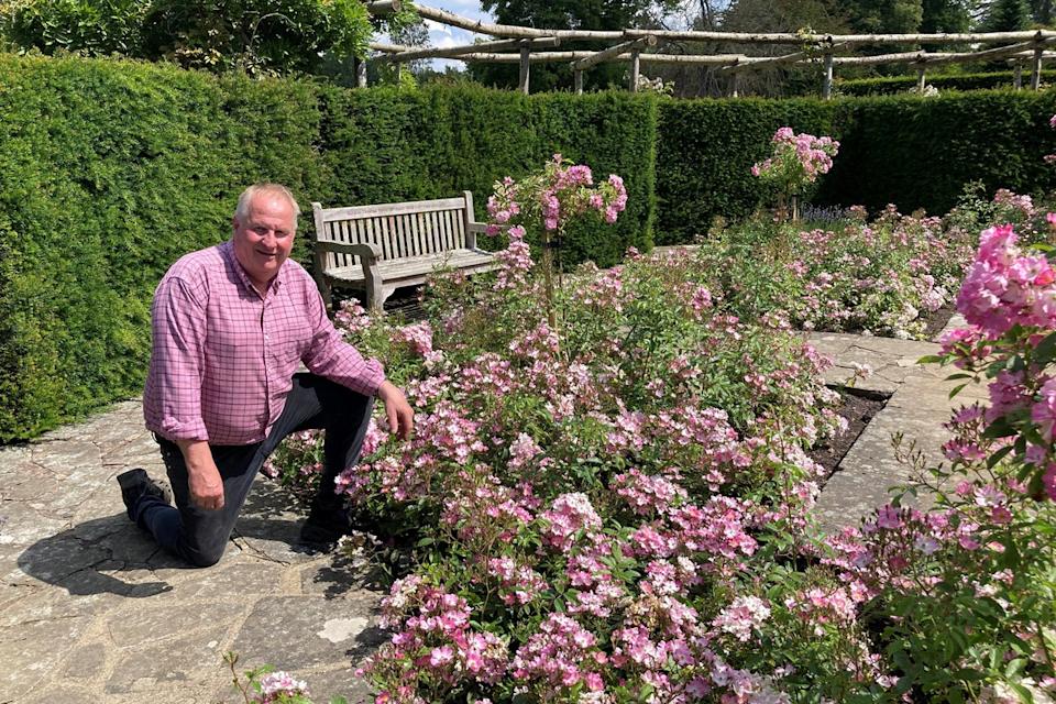 Neil Miller, head gardener at Hever Castle & Gardens (Hannah Stephenson/PA)
