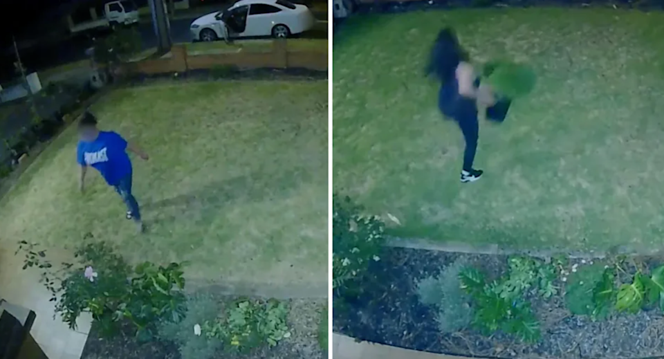 Residents turned to tracking devices after plant thieves were caught on camera multiple times. Source: Reddit