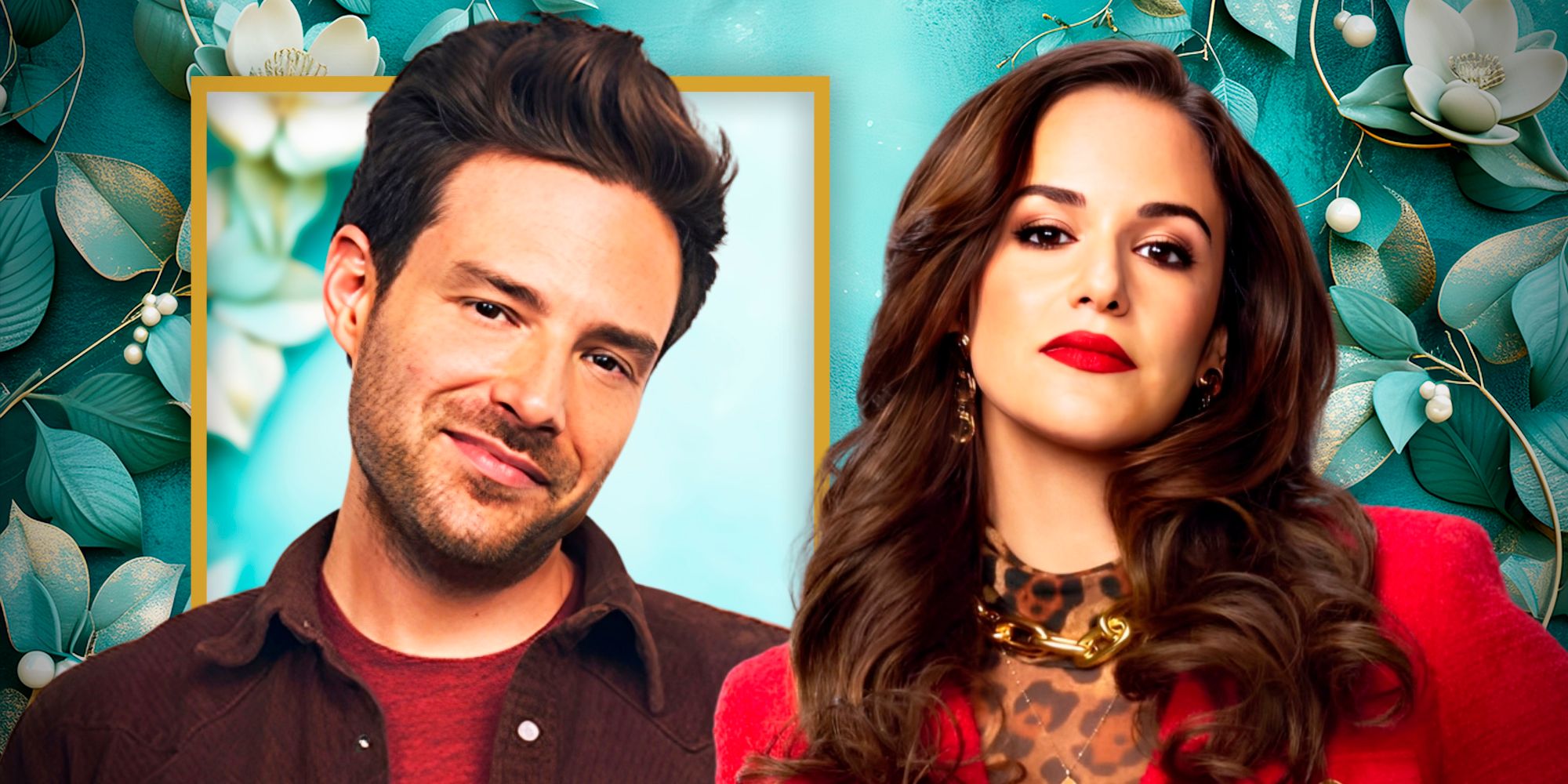 Blended image of Melissa Fumero and Ben Rappaport in Grosse Point Garden Society