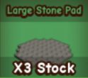 large stone pad