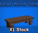 large wood table 