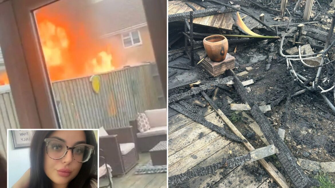 My entire garden is DESTROYED after nightmare neighbour lobbed BBQ over fence & left me footing 4-figure bill My entire garden is DESTROYED after nightmare neighbour lobbed BBQ over fence & left me footing 4-figure bill