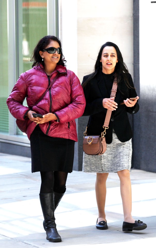 Dr Jyotibala Patel outside the High Court in London.