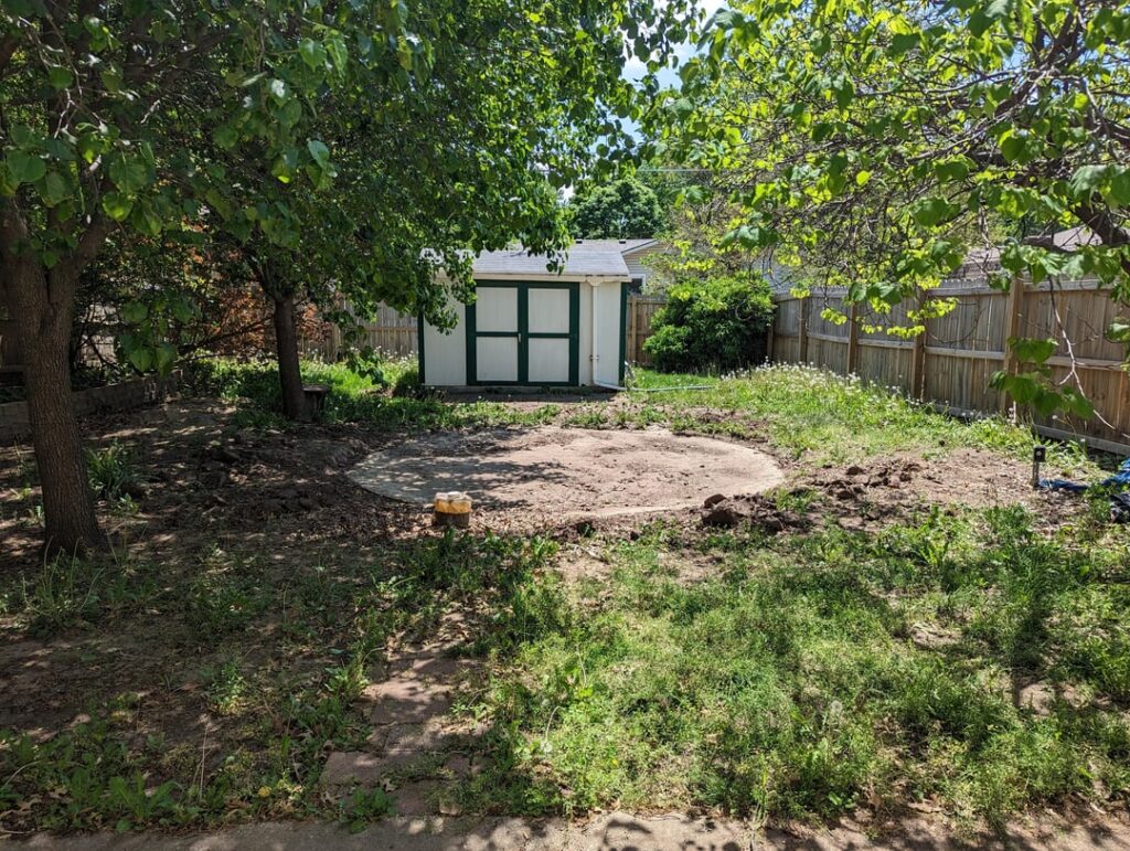 Backyard Project (One year later)