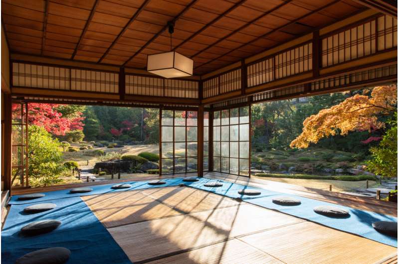 Seeing well-designed gardens could relax us almost immediately because we look at them differently