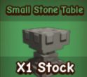 small stone table