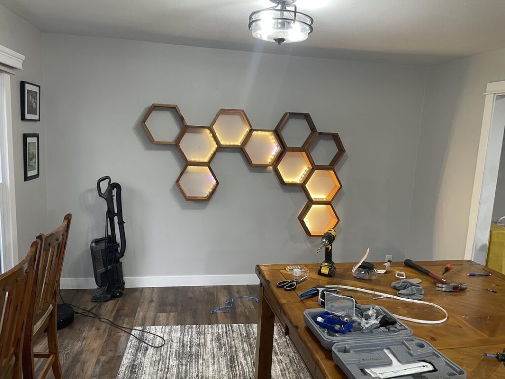 I Built a Plant Shelf!