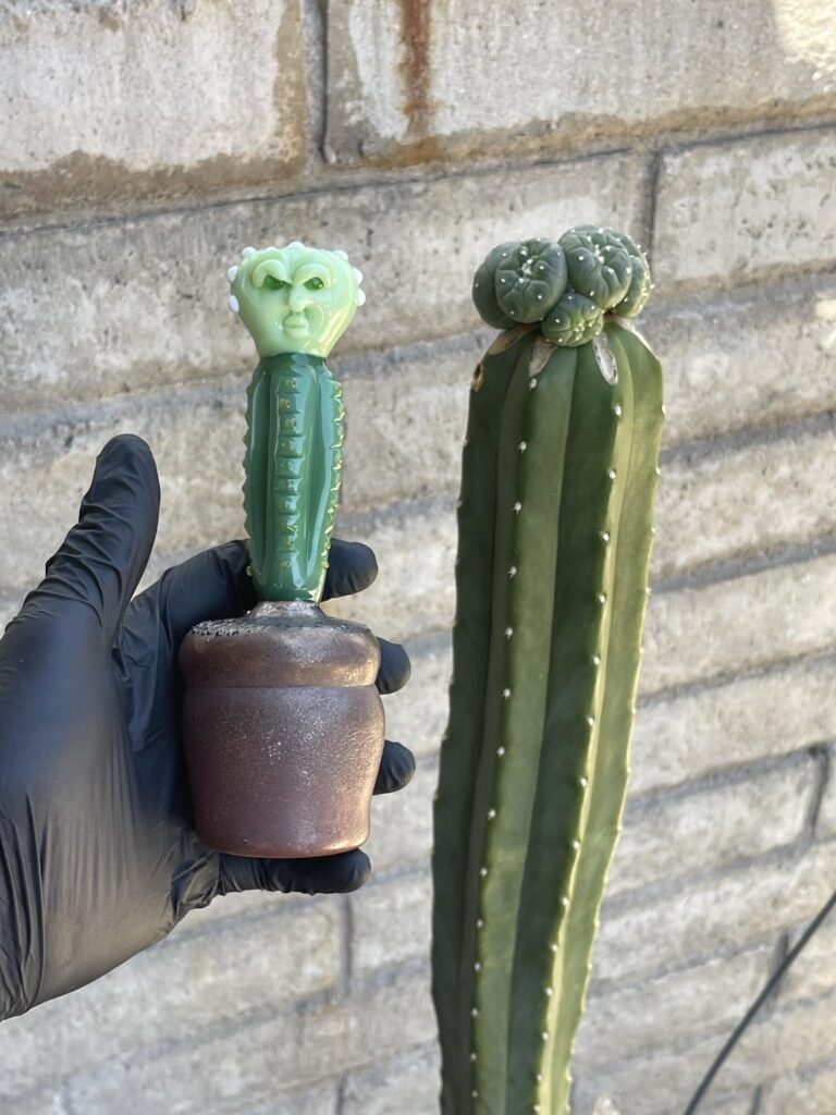 peyote graft functional sculpture I made. @craftsmithglass