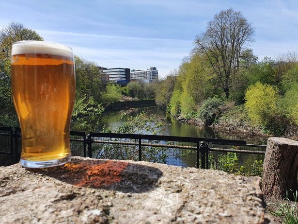 The Old Pint Pot pub is perfect for a sunny pint with views of Salford and the River Irwell