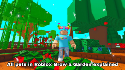 All pets explained in Roblox Grow a Garden.