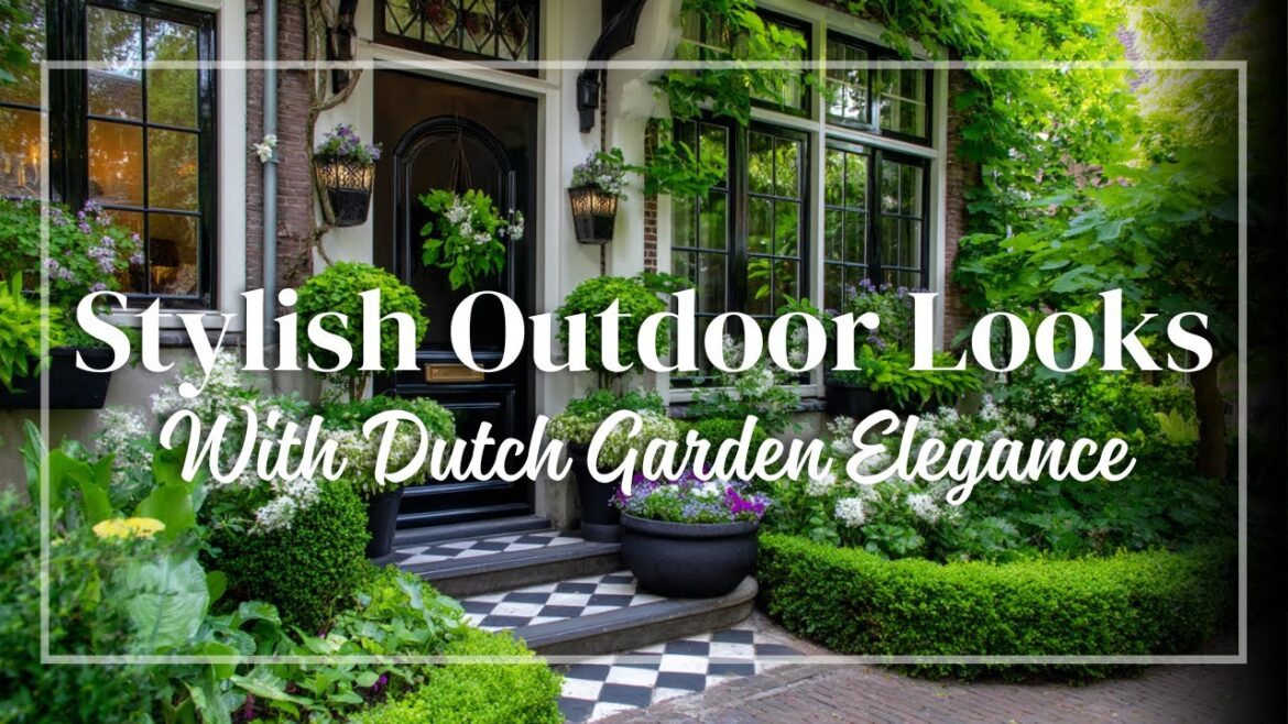 Stylish Outdoor Ideas for Small Homes with a Dutch Garden Look | Functional & Elegant