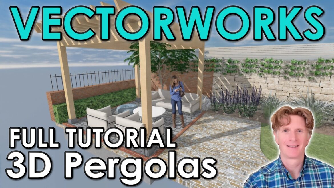 Vectorworks Garden Design: 3D Pergolas Vectorworks Garden Design: 3D Pergolas