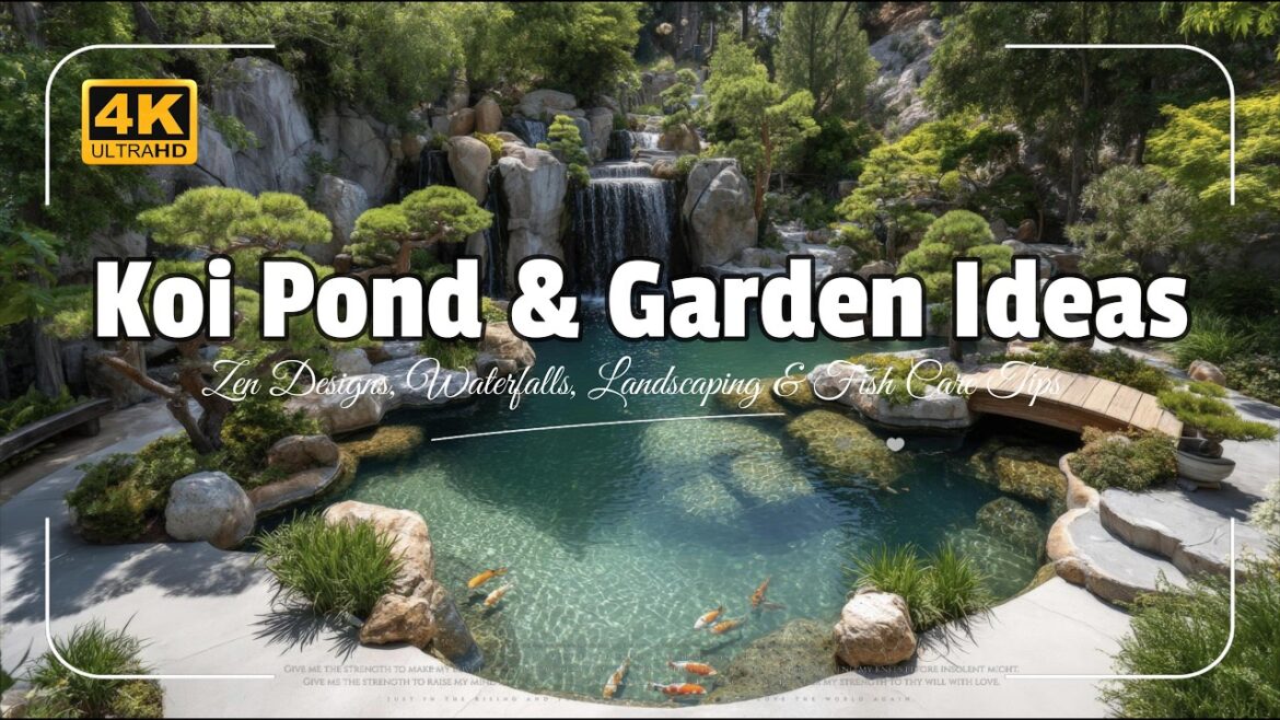 27 Stunning Koi Pond & Garden Ideas | Zen Designs, Waterfalls, Landscaping & Fish Care Tips 27 Stunning Koi Pond & Garden Ideas | Zen Designs, Waterfalls, Landscaping & Fish Care Tips