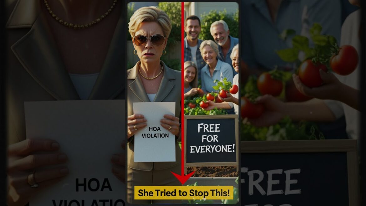 HOA Karen Tried to Block My Vegetable Garden — I Turned It Into a Community Project HOA Karen Tried to Block My Vegetable Garden — I Turned It Into a Community Project