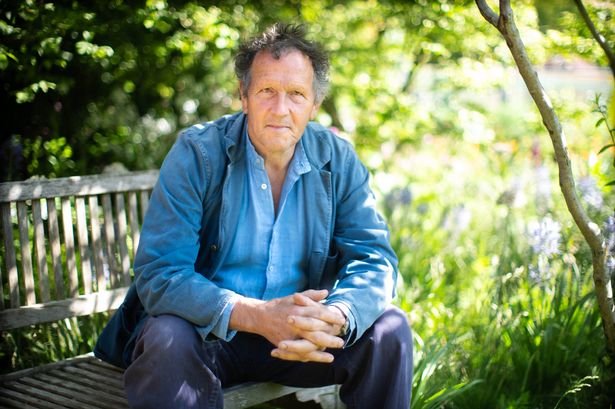 Monty Don poses in the RHS and BBC Radio 2 Dog Garden at the RHS Chelsea Flower Show