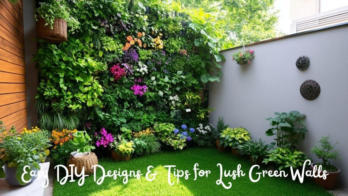 How to Build a Vertical Garden for Small Backyard Easy DIY Designs & Tips for Lush Green Walls