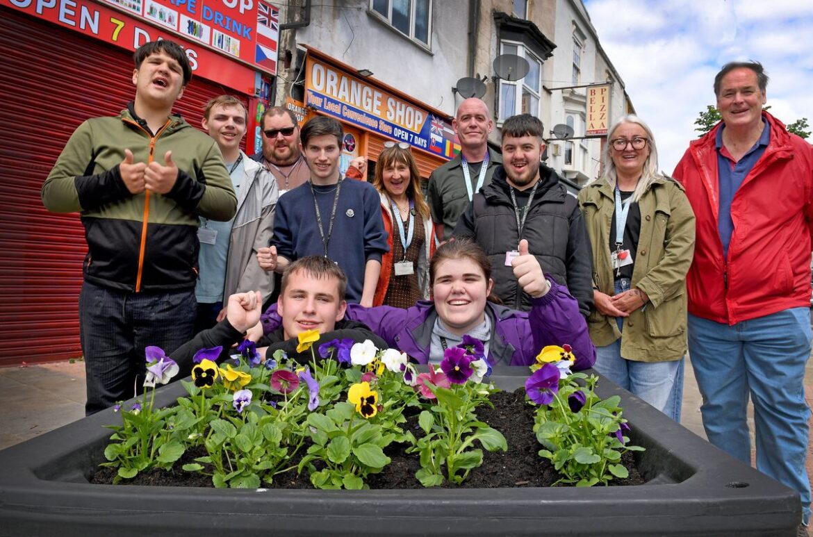 Volunteers taking part in Brierley Hill in Bloom