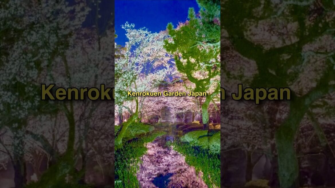 Kenrokuen Garden A Great Water Garden Wonders in Kanazawa Japan #shorts