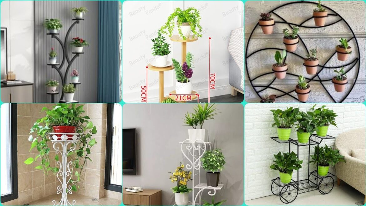 Indoor and outdoor plant pot stand metal🎄 | interior decoration|flower pot stand |#plantstand