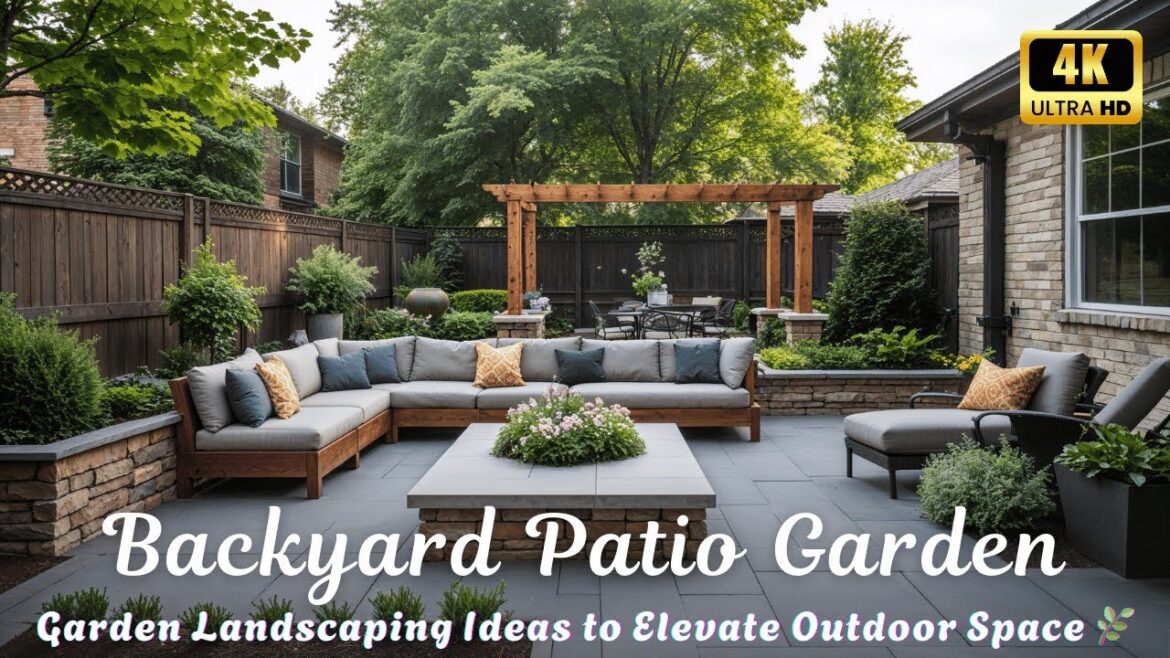 Stunning Backyard Patio Garden Landscaping Ideas to Elevate Your Outdoor Space 🌿✨