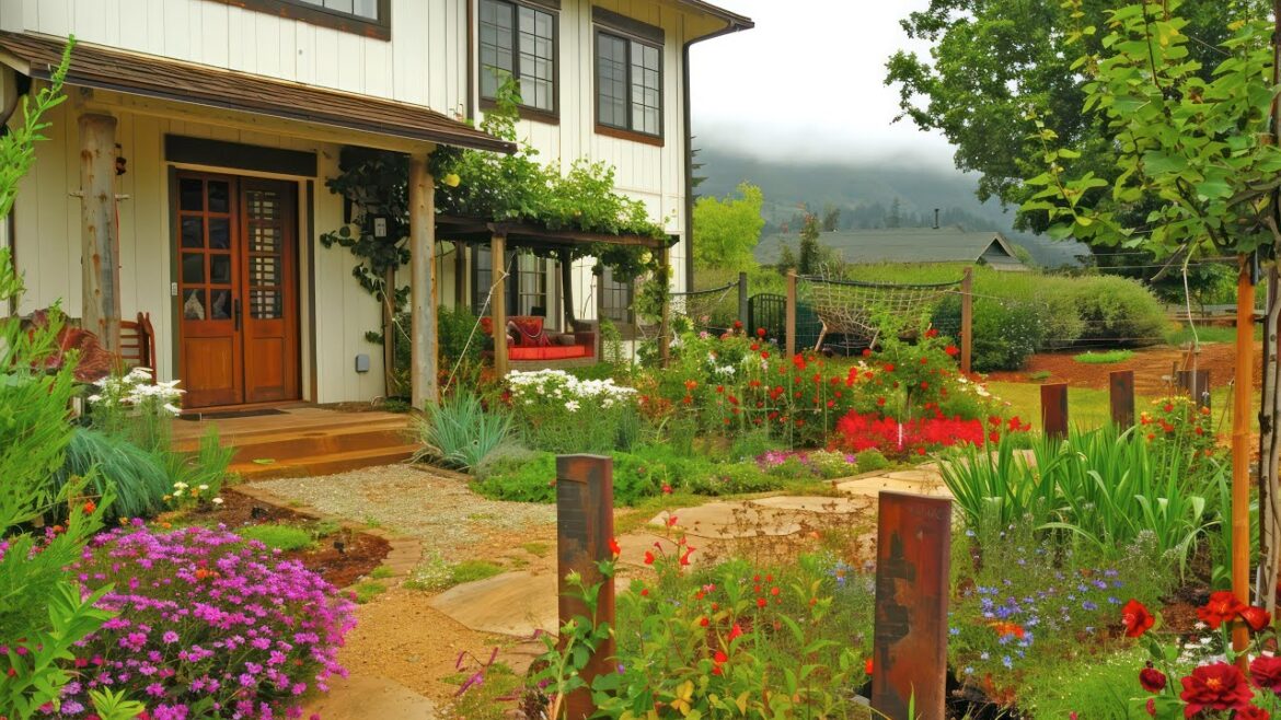 Easy Rustic Front Yard Landscaping Tricks for the Ultimate Farmhouse Garden Look! Easy Rustic Front Yard Landscaping Tricks for the Ultimate Farmhouse Garden Look!