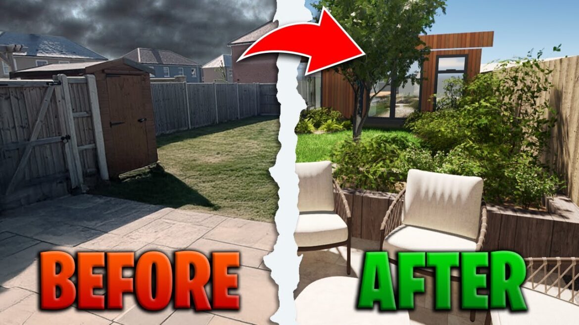 Designing My Dream Garden - (FULL PROCESS) with 3D Visuals