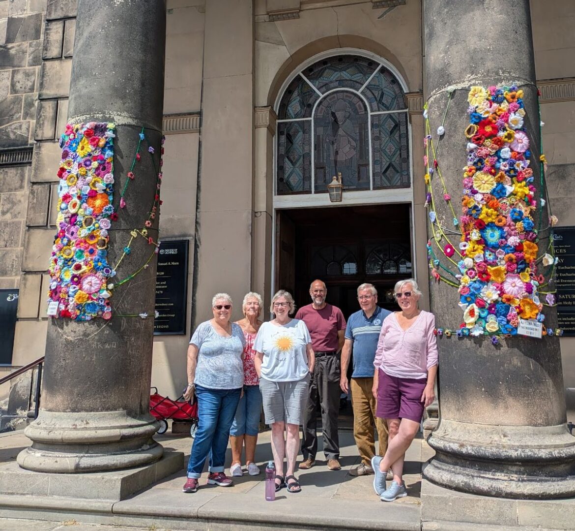 Flower Festival of Colour at St Chad’s this weekend What talented ladies,  thank you. It's a WOW from Shrewsbury Flower Club.