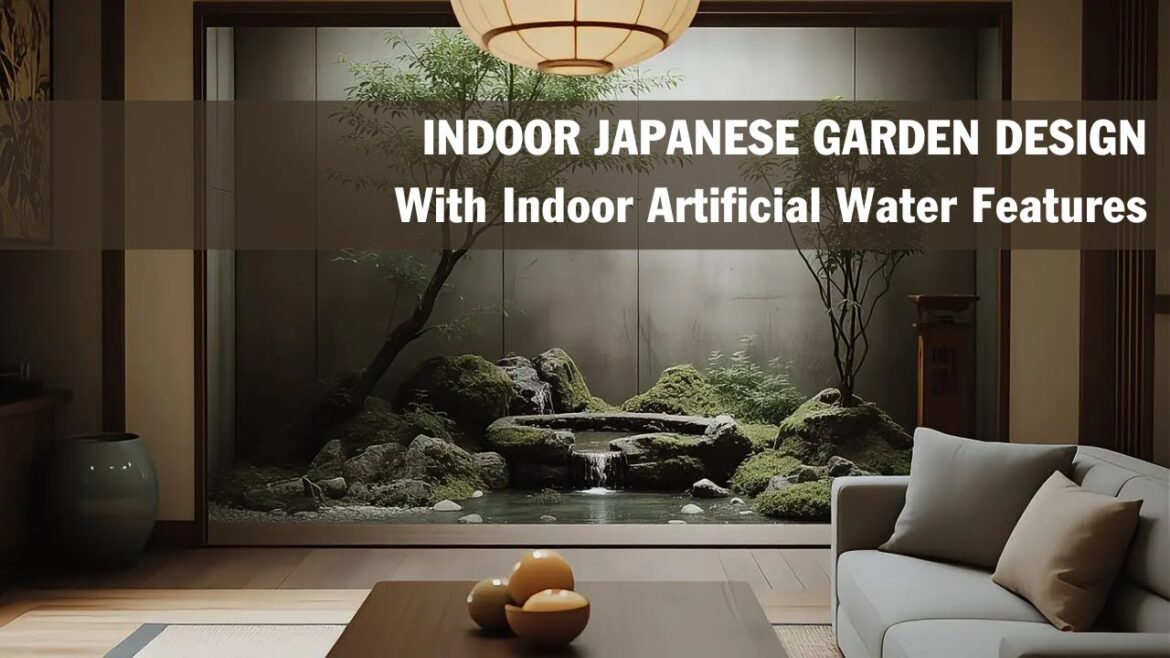 Indoor Japanese Garden Design With Indoor Water Features Ideas!