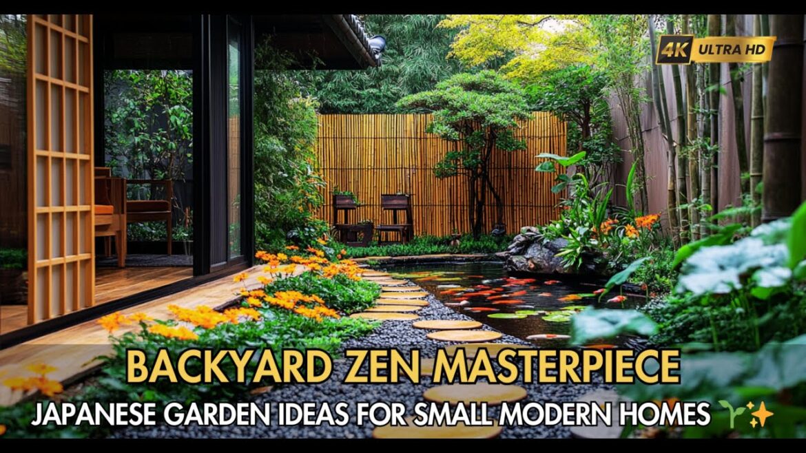 Japanese Garden Design in a Tiny Backyard for Modern Small Homes Japanese Garden Design in a Tiny Backyard for Modern Small Homes