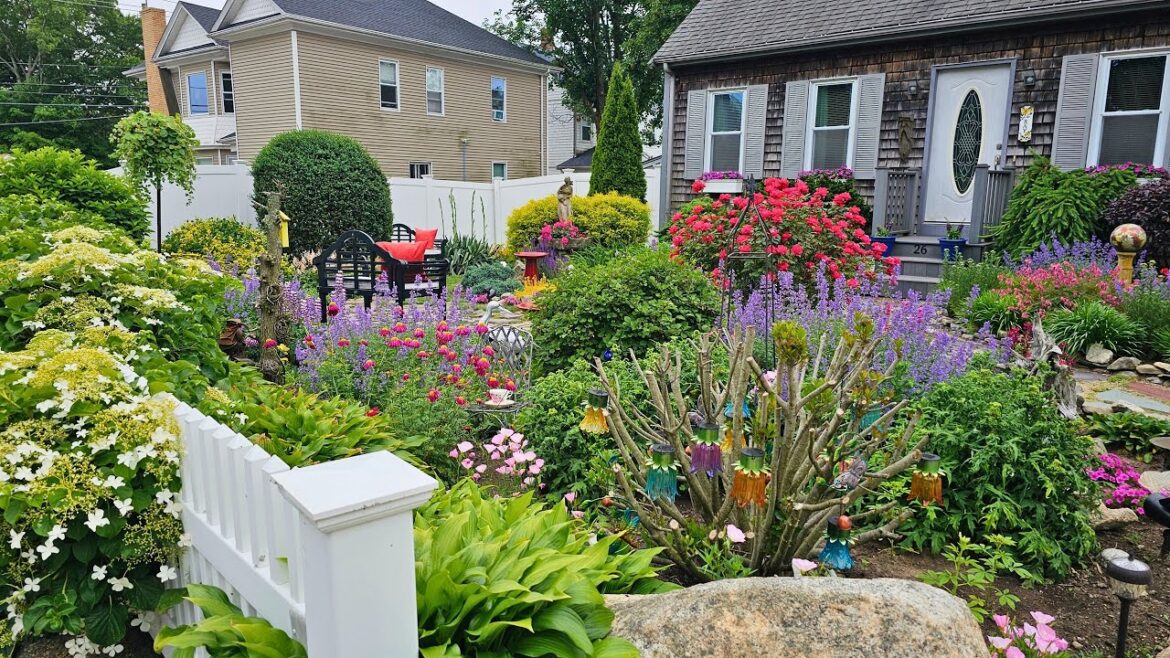She Built a Front Yard Flower Garden & a Secret Backyard Retreat! She Built a Front Yard Flower Garden & a Secret Backyard Retreat!