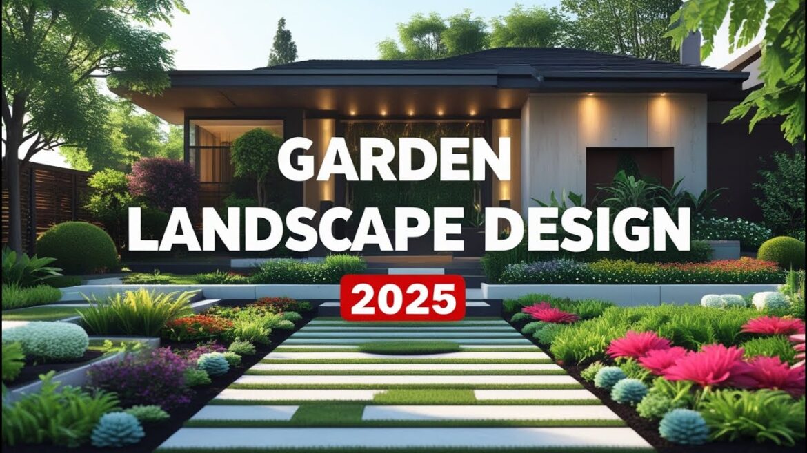 Garden Landscape Design - Trendy Front Garden Landscaping Ideas 2025 - Outdoor Home Garden Designs