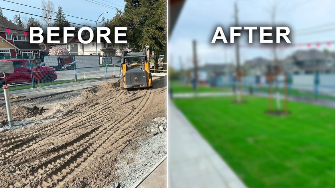 Installing 3,200 SQ FT of Sod in 1 Day Installing 3,200 SQ FT of Sod in 1 Day