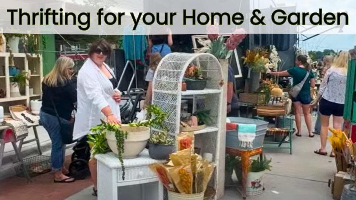 We Found AMAZING Garden Deals at Iowa's Outdoor Market(Thrift with Us)
