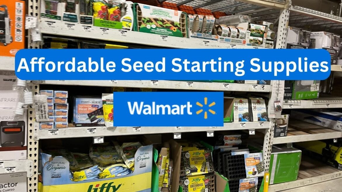 BUDGET-FRIENDLY Seed Starting Supplies at WALMART BUDGET-FRIENDLY Seed Starting Supplies at WALMART