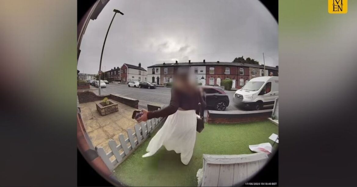Women stage bizarre ‘photoshoot’ in front garden of murder victim’s home Ipso logo