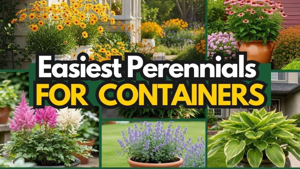 🌸 Lazy Gardener's Dream: Easiest Perennials for Pots!