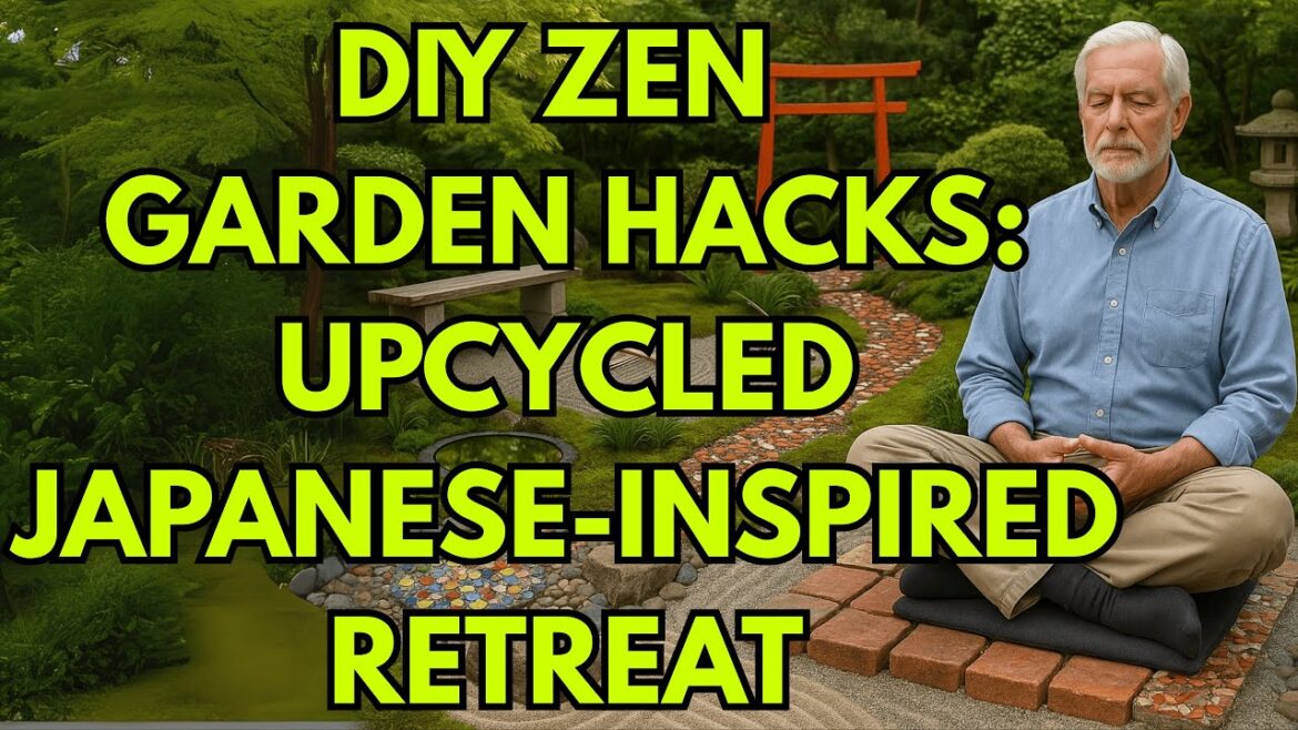 DIY Zen Garden Hacks: Upcycled Japanese-Inspired Retreat
