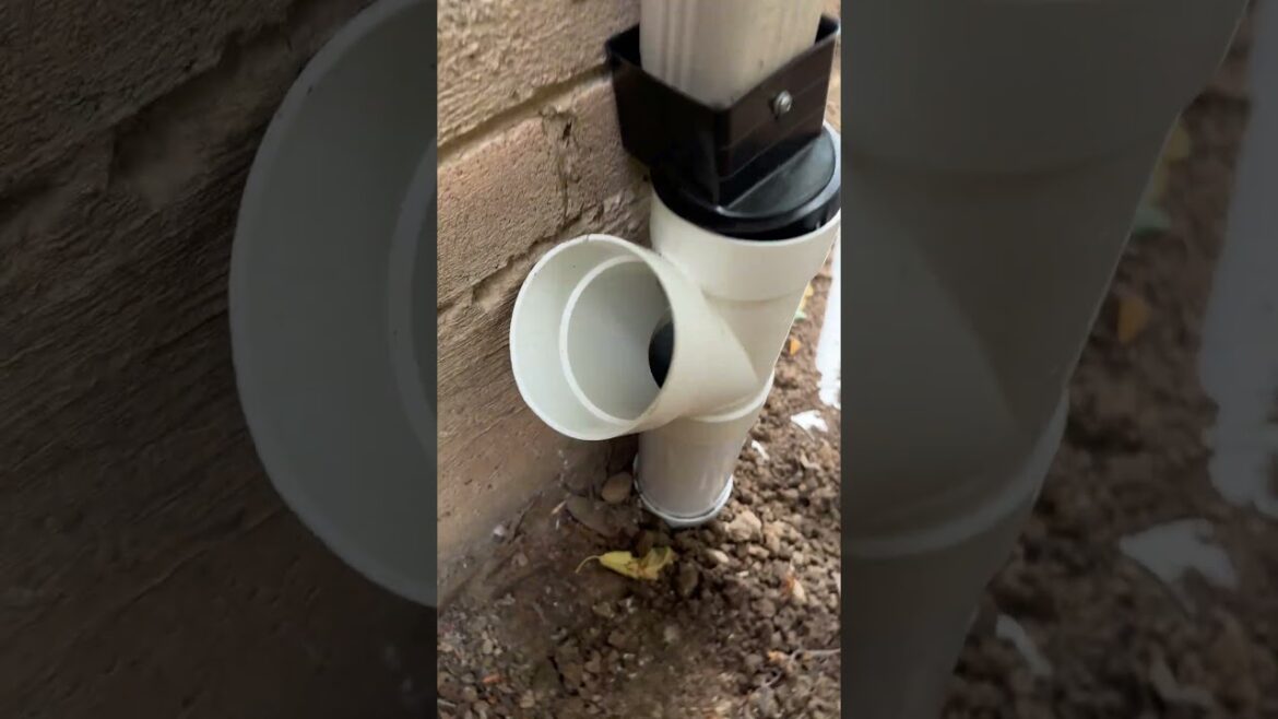 Downspout Drainage Solution
