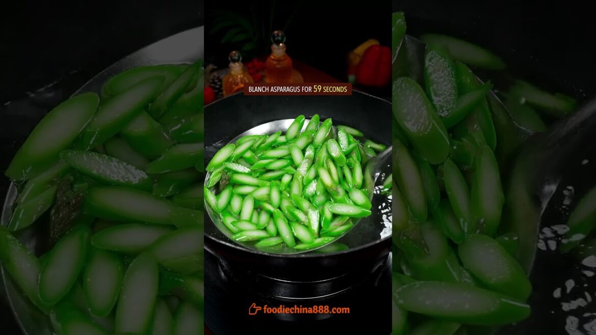 EASY VEGAN STIR-FRIED ASPARAGUS WITH MUSHROOM RECIPE #recipe #cooking #chinesefood #asparagus #vegan