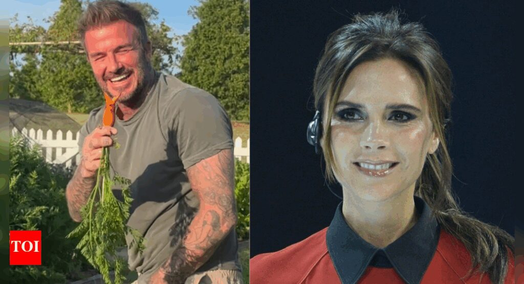 David Beckham shows off his gardening skills, leaves wife Victoria in splits | English Movie News