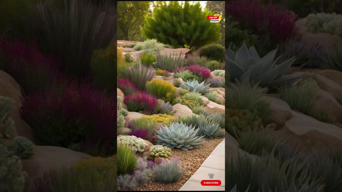 10 Amazing Xriscape Yard Landscaping Design Ideas #ytshorts #fyp #xeriscape #landscaping