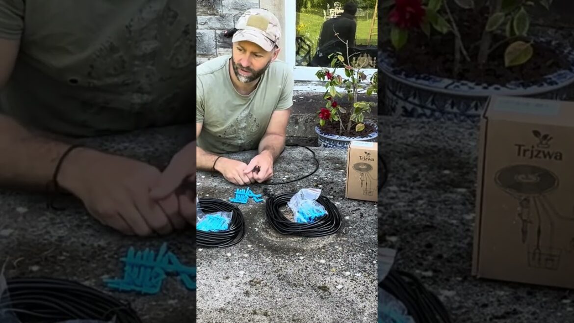 Overloading a cheap solar irrigation system #gardening #garden #diy #gardentech