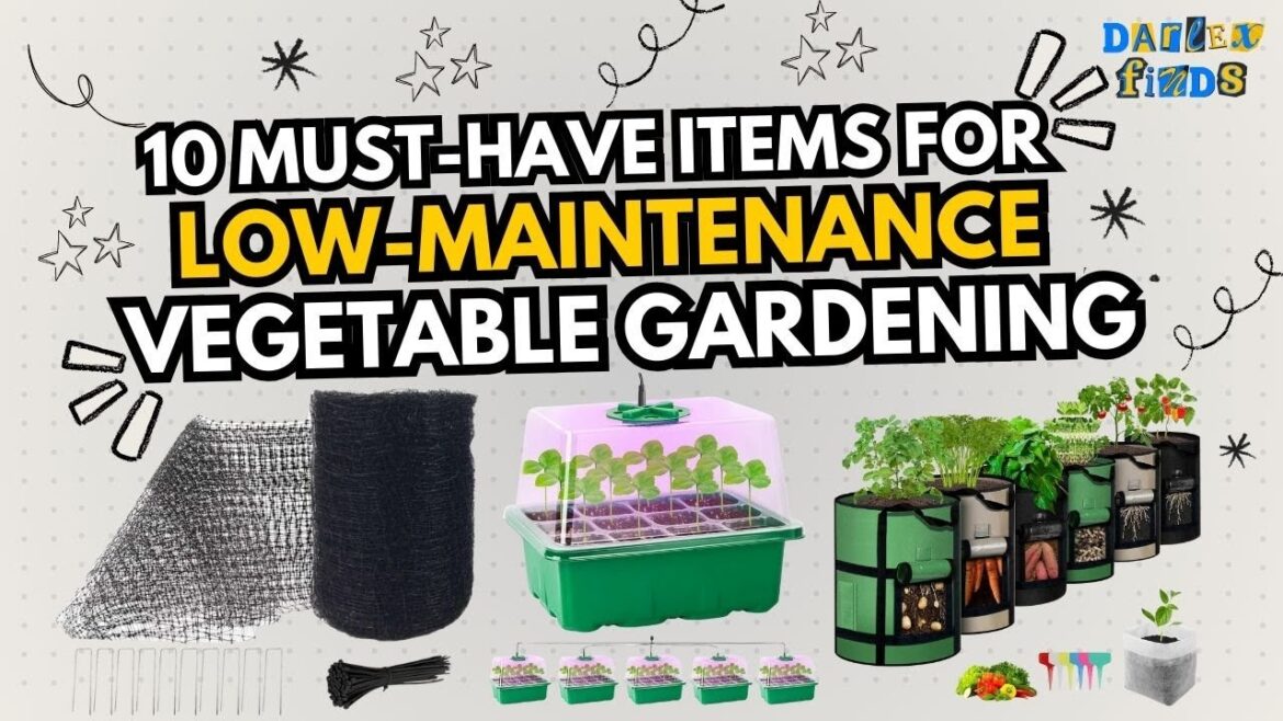 10 Must Have Items for Low Maintenance Vegetable Gardening 10 Must Have Items for Low Maintenance Vegetable Gardening