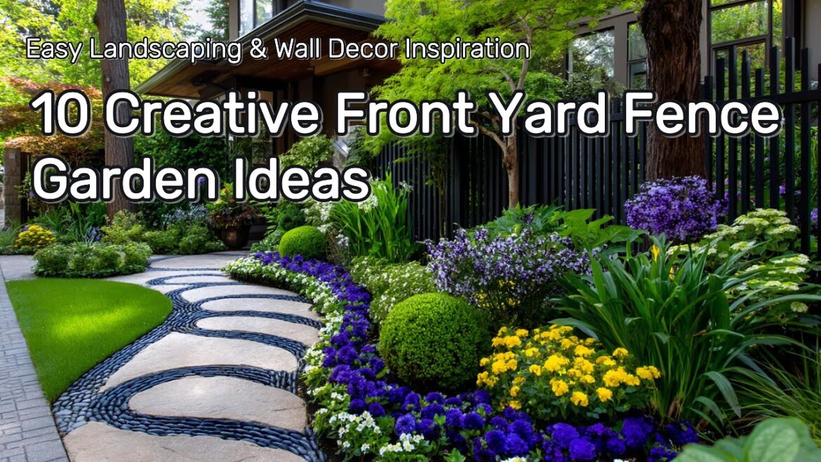 10 Creative Front Yard Fence Garden Ideas | Easy Landscaping & Wall Decor Inspiration 10 Creative Front Yard Fence Garden Ideas | Easy Landscaping & Wall Decor Inspiration