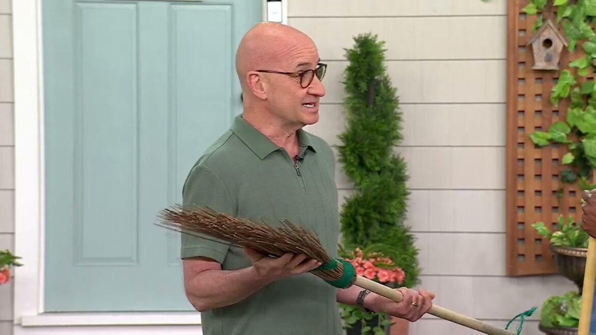 Ultimate Innovations Coconut Palm Outdoor Broom and Brush Set on QVC