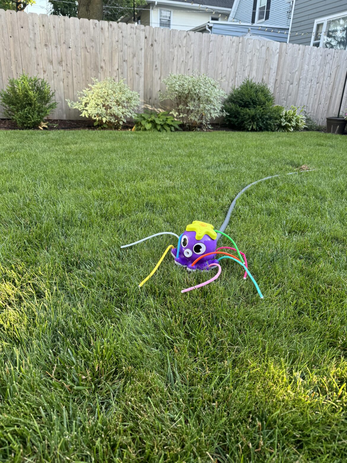 I was actually impressed at how well this thing was evenly watering the yard all afternoon.