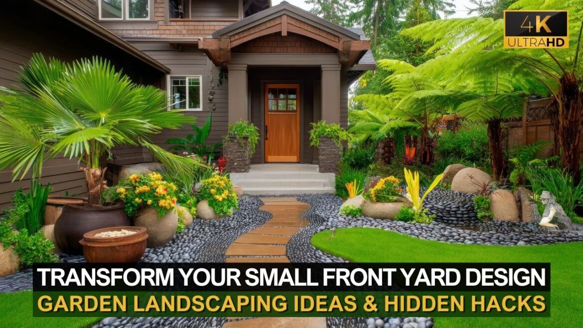 🌿 Transform Your Small Front Yard with These Garden Landscaping Ideas & Hidden Hacks Inside! 🌿 Transform Your Small Front Yard with These Garden Landscaping Ideas & Hidden Hacks Inside!